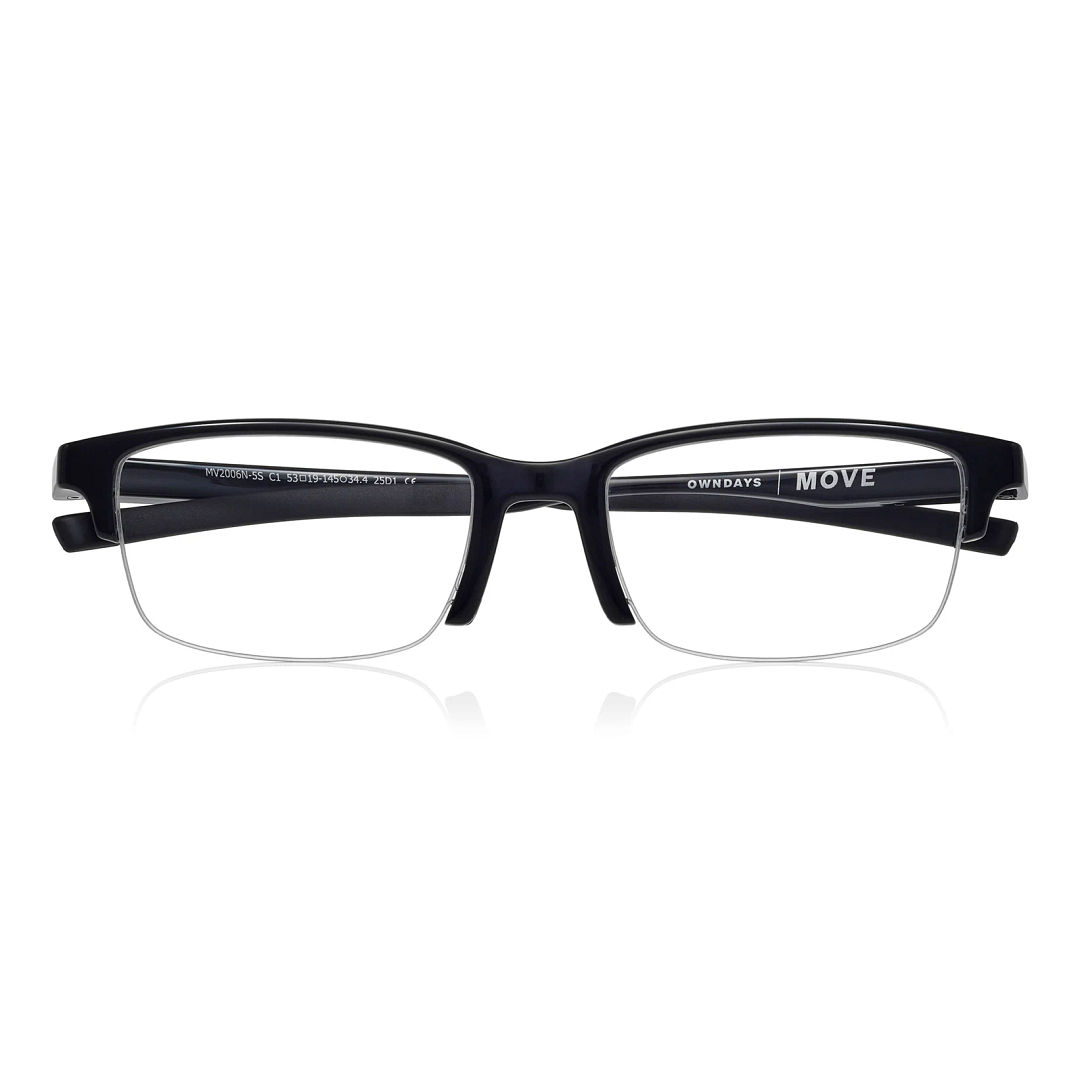 OWNDAYS | MOVE Black Half Rim Rectangle right side